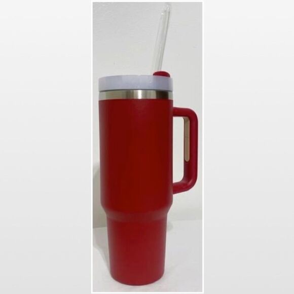 New Tumbler Red POSHBABE Adventure Quencher Stanley-like Large - Picture 9 of 16